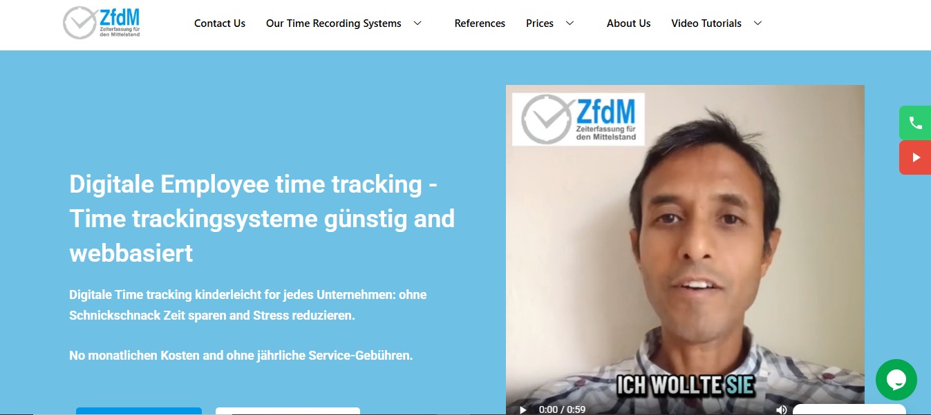 Digital employee time tracking - affordable and web-based time tracking systems